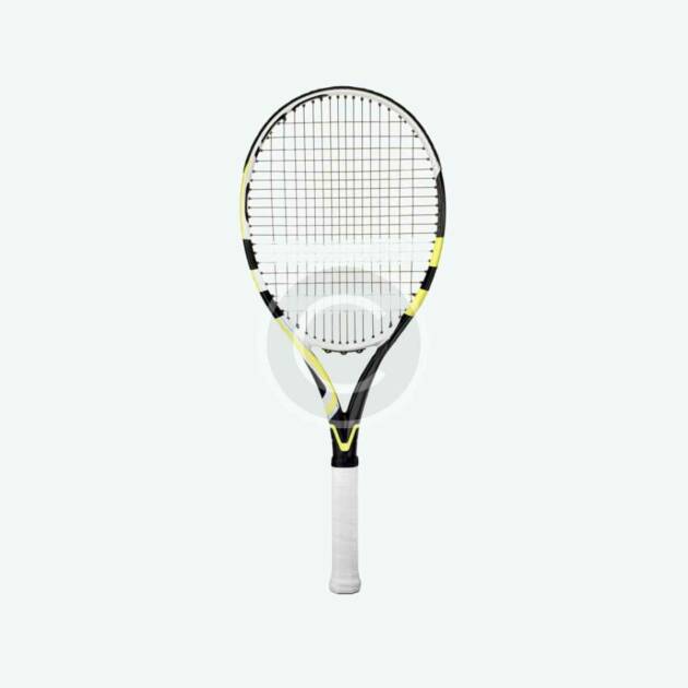 Professional white training tennis racket